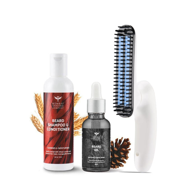 Bombay Shaving Company Portable Beard Straightener Kit For Men