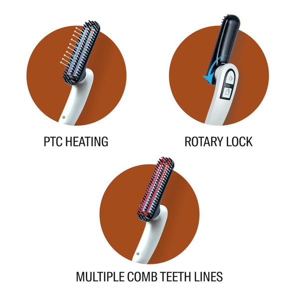 Bombay Shaving Company Portable Beard Straightener Kit For Men