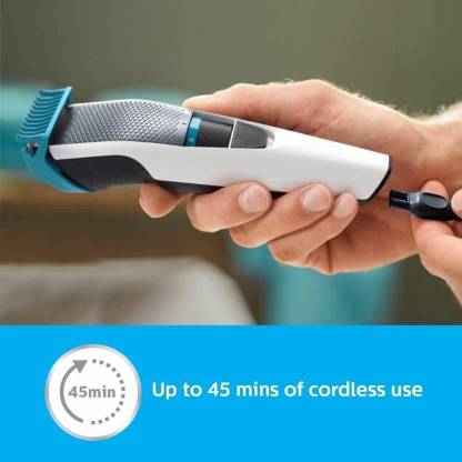 Philips Bt3203/15 Cordless Rechargeable Beard Trimmer 45 Min Run Time