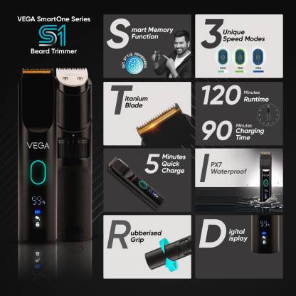 Vega Smartone Series S1 Beard Trimmer For Men Vhth-30