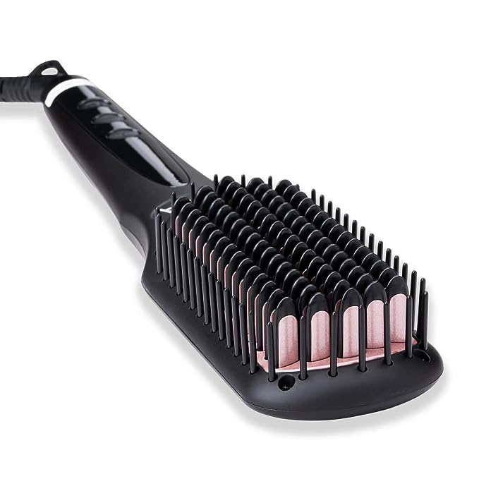Vega Hair Straightener Brush With Ionic & Thermoprotect Technology Vhsb-04