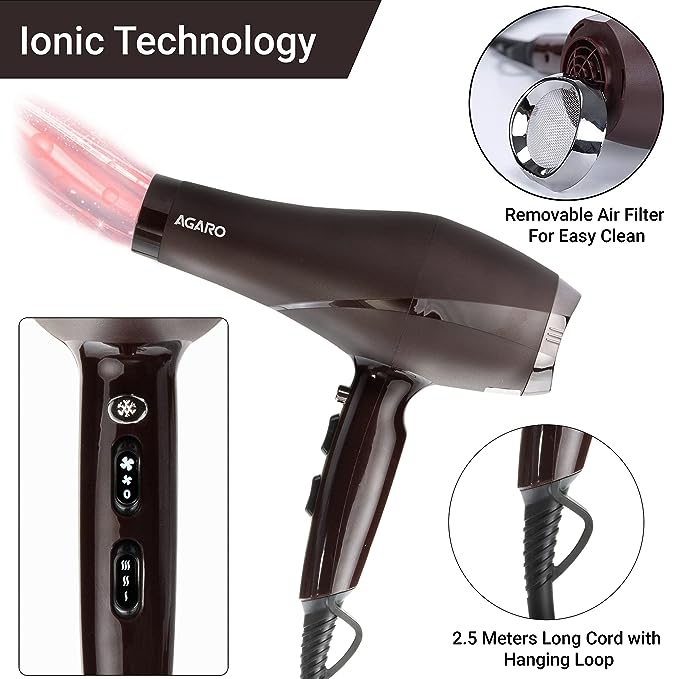 Agaro Hd-1120 2000 Watts Professional Hair Dryer