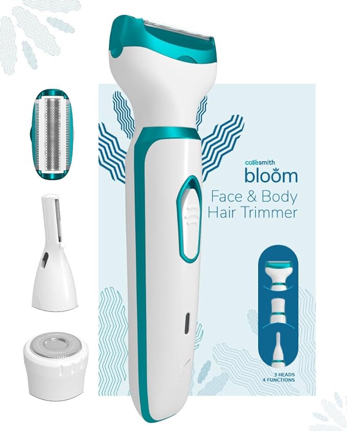 Caresmith Bloom 4 In 1 Face & Body Hair Trimmer For Women