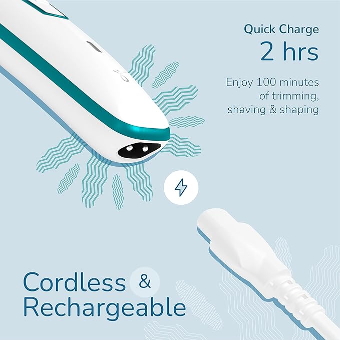Caresmith Bloom 4 In 1 Face & Body Hair Trimmer For Women
