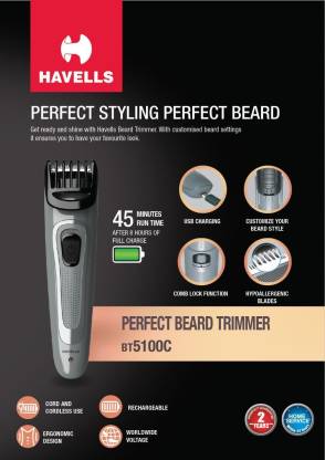 Havells Bt5100C Rechargeable Beard Trimmer