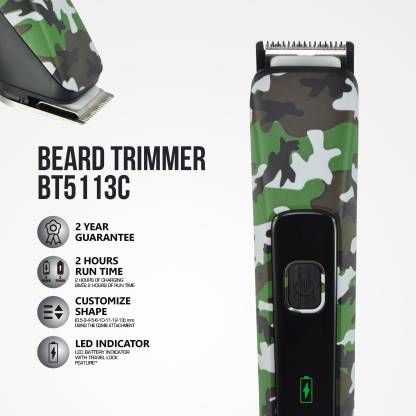 Havells Bt5113C Trimmer For Men 120 Min Runtime