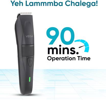Vega Trimmer For Men With 90 Mins Runtime