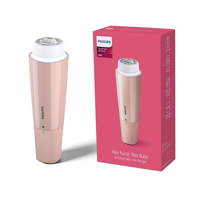 Philips Brr454/00 Cordless Facial Hair Remover With Wide Hypoallergenic