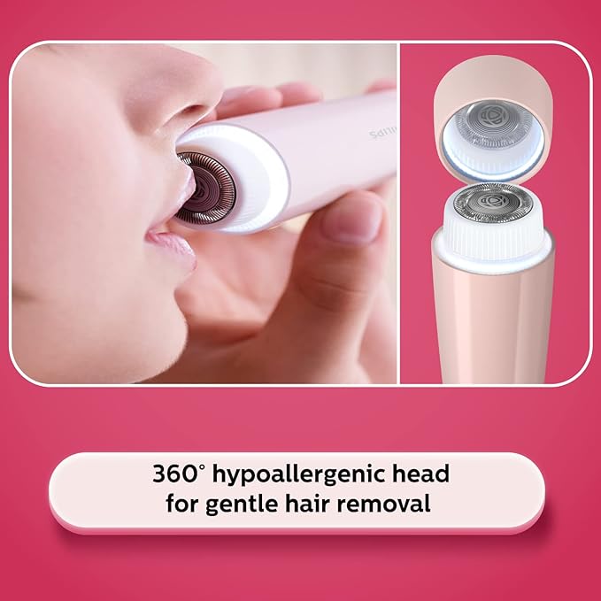 Philips Brr454/00 Cordless Facial Hair Remover With Wide Hypoallergenic