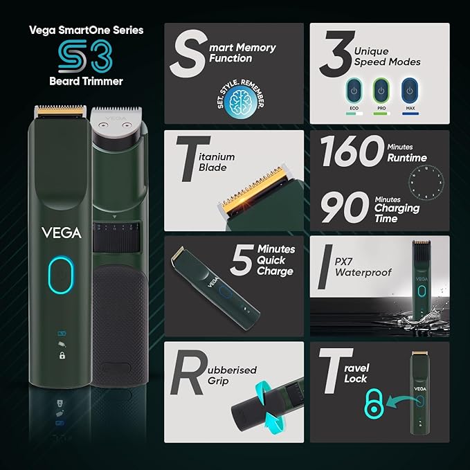 Vega Smartone S3 Beard Trimmer For Men