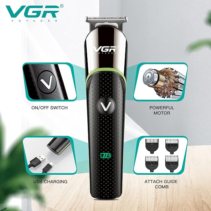 Vgr V-191 Professional Cordless Beard Hair Trimmer Kit