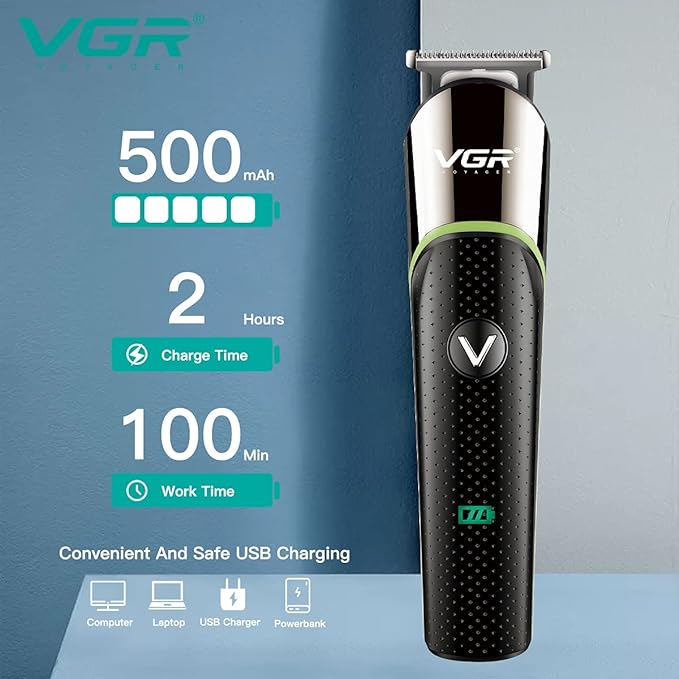 Vgr V-191 Professional Cordless Beard Hair Trimmer Kit
