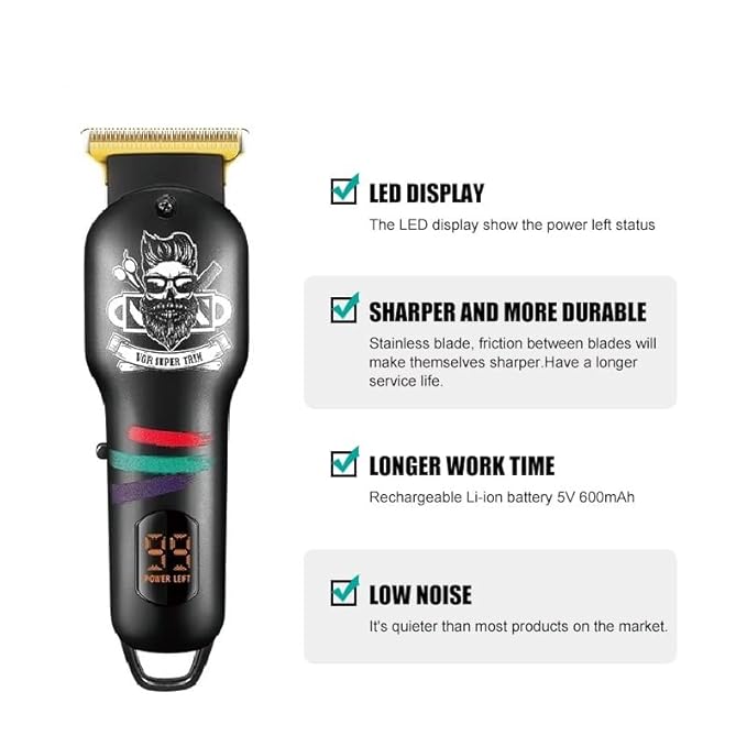 Vgr V-971 Professional Cordless Beard Hair Trimmer Kit