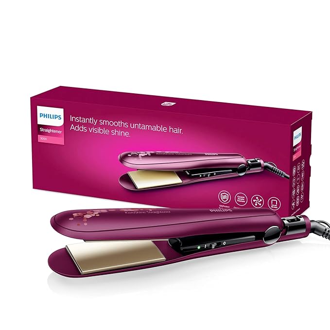 Philips BHS738/00 Kerashine Titanium Wide Plate Straightener