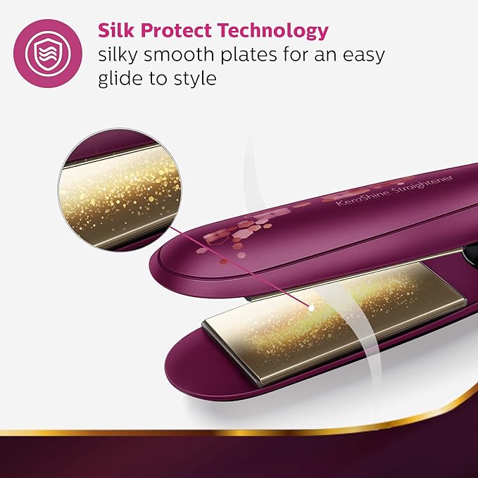 Philips BHS738/00 Kerashine Titanium Wide Plate Straightener