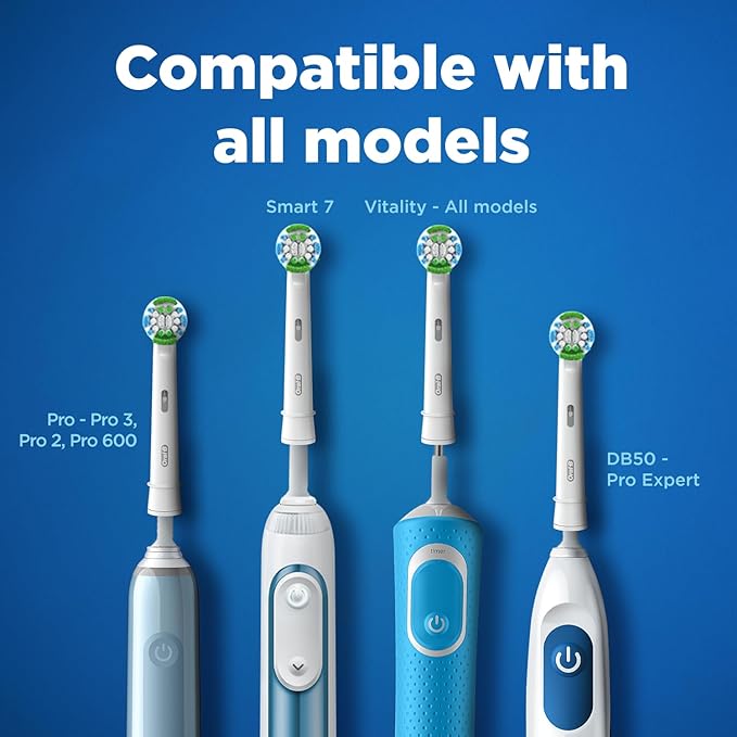Oral B Precision Clean Toothbrush Head, Pack of 2