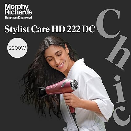 Morphy Richards Stylist Care Hd222Dc 2200W Professional Hair Dryer With Diffuser