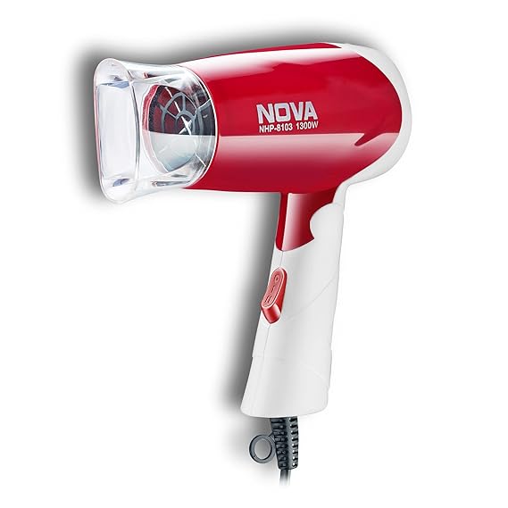 Nova NHP-8103 1300W Hot and Cold Foldable Hair Dryer