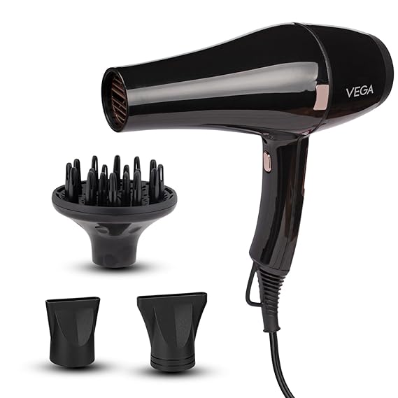 Vega  VHDP-03Pro-Xpert 2200W Professional Hair Dryer with Diffuser & 2 Detachable Nozzles