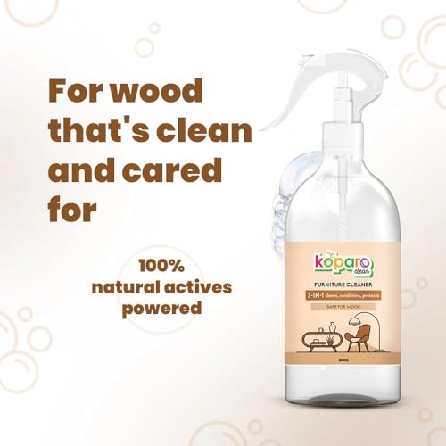 Koparo Furniture & Wood Surface Cleaner | Non-Toxic & Wood Safe| Refill Pack