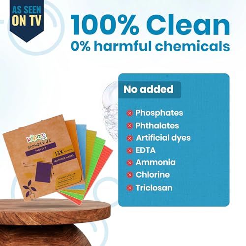 Koparo Kitchen Sponge Wipe | Reusable & Eco-Friendly Cleaning Wipes