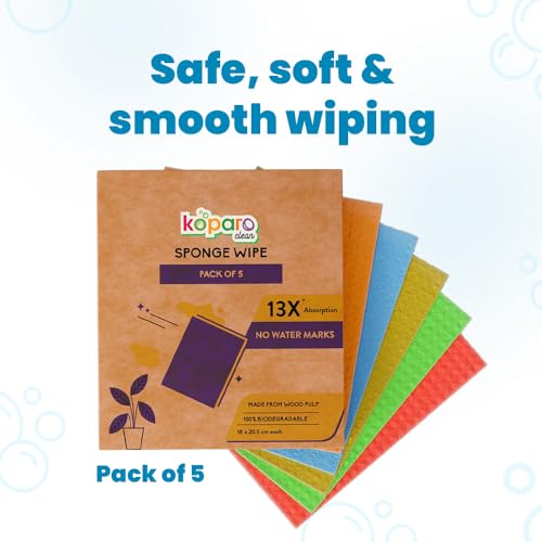 Koparo Kitchen Sponge Wipe | Reusable & Eco-Friendly Cleaning Wipes