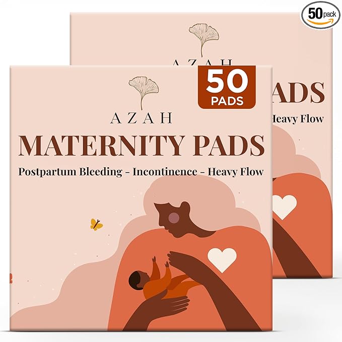AZAH Maternity Pads after Delivery for Women, Pack of 2