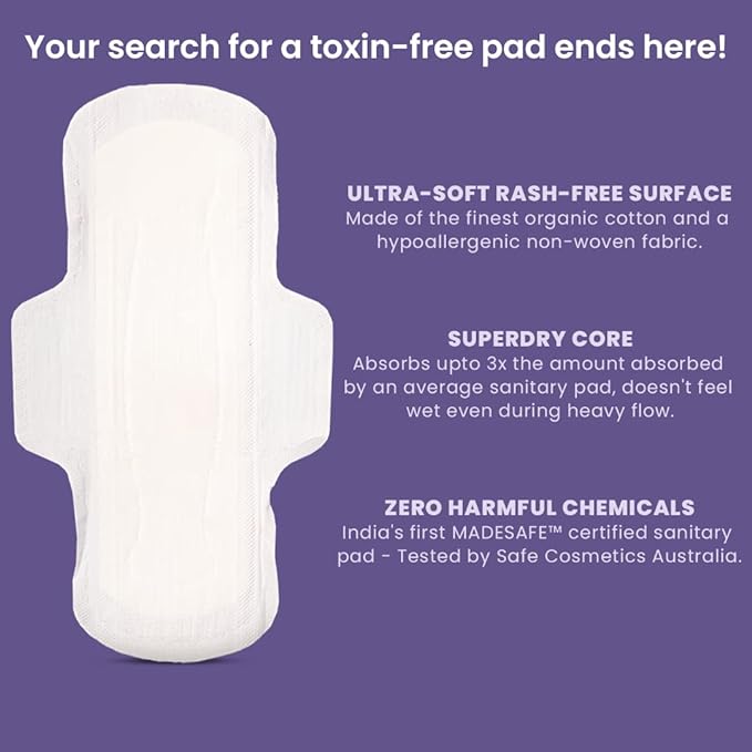 AZAH Sanitary Pads for Women, Pack of 20