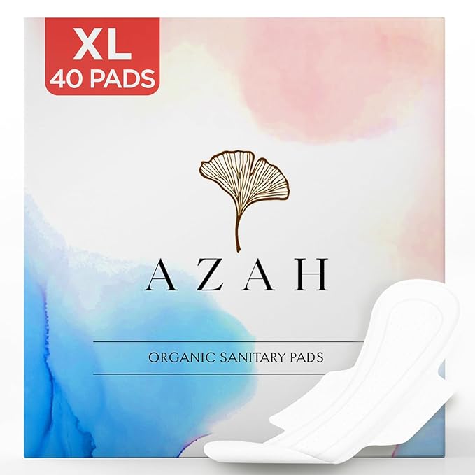 AZAH Sanitary Pads for Women, Pack of 40