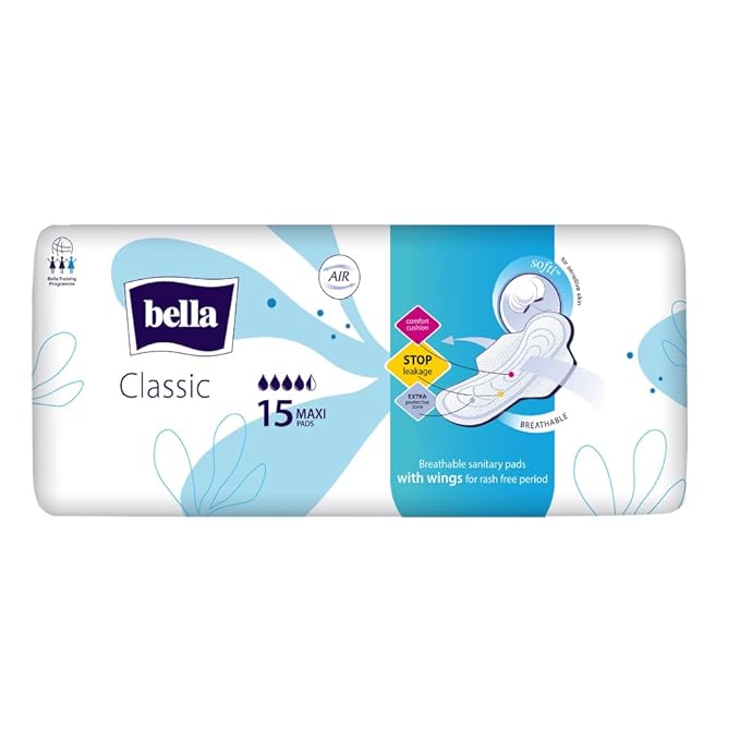 Bella Classic Maxi Softi pads for Women, Pack of 3