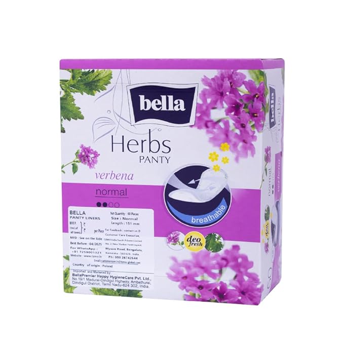 Bella HeRBS Panty Liners For Women Daily Use, Pack of 2