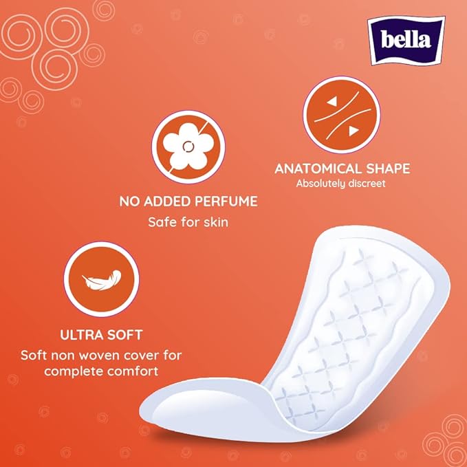 Bella Panty Soft Classic Panty Liners for Women Daily Use, Pack of 4