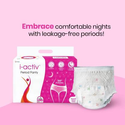 i-activ Period Panty for Women, Pack of 10