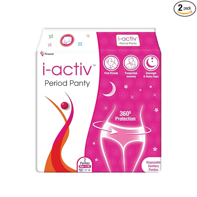 i-activ Period Panty for Women, Pack of 2
