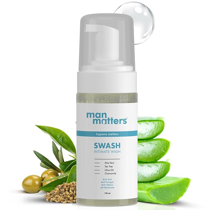 Man Matters Intimate Wash with Aloe Vera, Tea Tree for Men Anti Bacterial