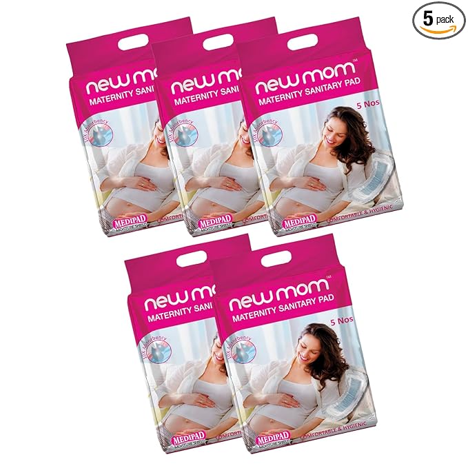 Newmom Disposable Maternity Pad-Value, Pack of 5