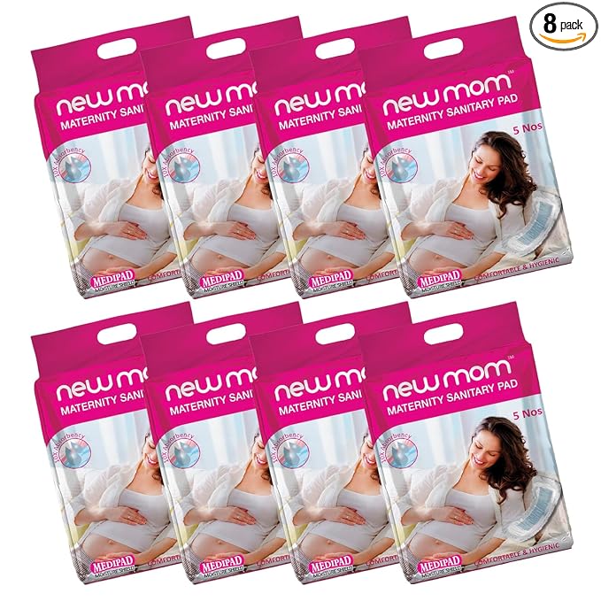Newmom Disposable Maternity Pad-Value, Pack of 8