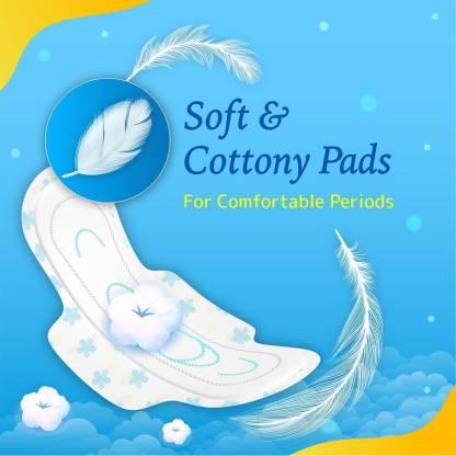 NIINE Naturally Soft XL Sanitary Pads, Pack of 3