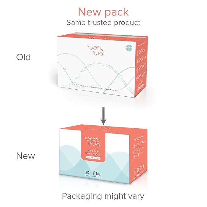 Nua Ultra-Safe Sanitary Pads For Women