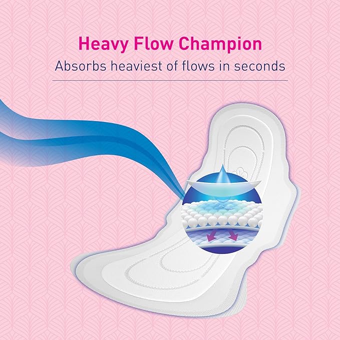 Paree Soft & Rash Free Sanitary Pads for Women, Pack of 3