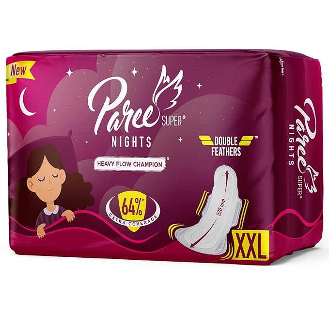 Paree Super Nights Sanitary Pads for Women