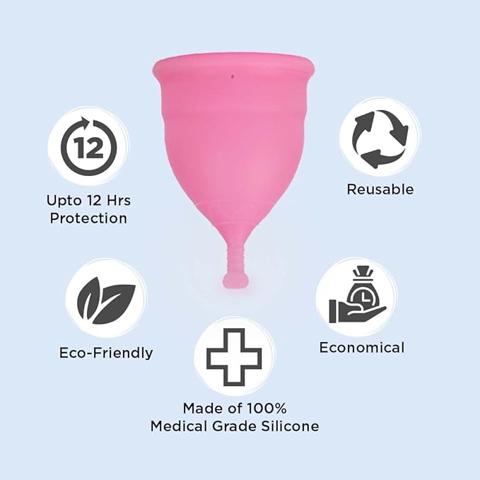 PEESAFE Menstrual Cup For Women Medium Size Combo