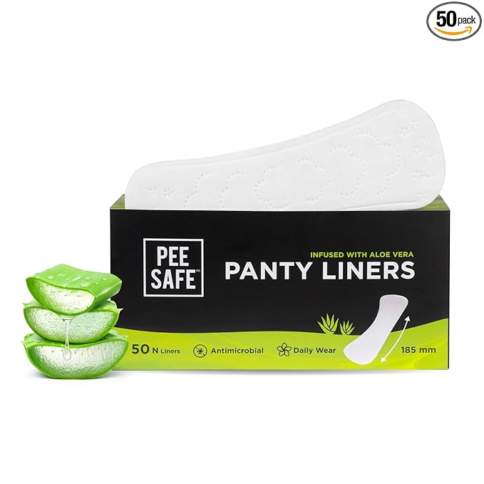 PEESAFE Panty Liners For Women Daily Use with Aloe Vera