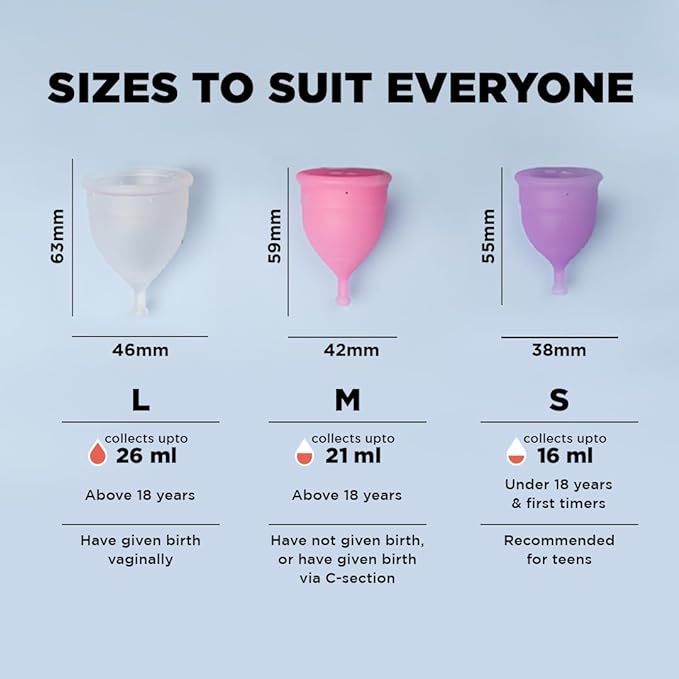 PEESAFE Reusable Menstrual Cup for Women
