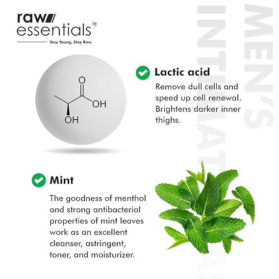 Raw Essentials Intimate Wash for Men