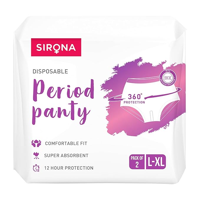Sirona Disposable Period Panties for Women