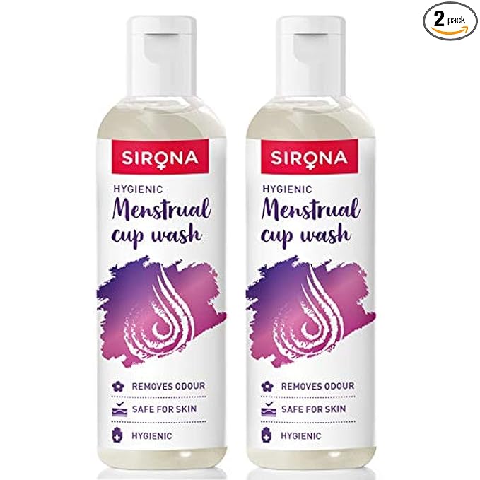 Sirona Natural Menstrual Cup Wash, Pack of 2