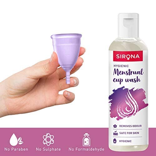 Sirona Natural Menstrual Cup Wash, Pack of 2