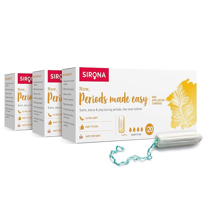 Sirona Period Made Easy Tampons, Pack of 3