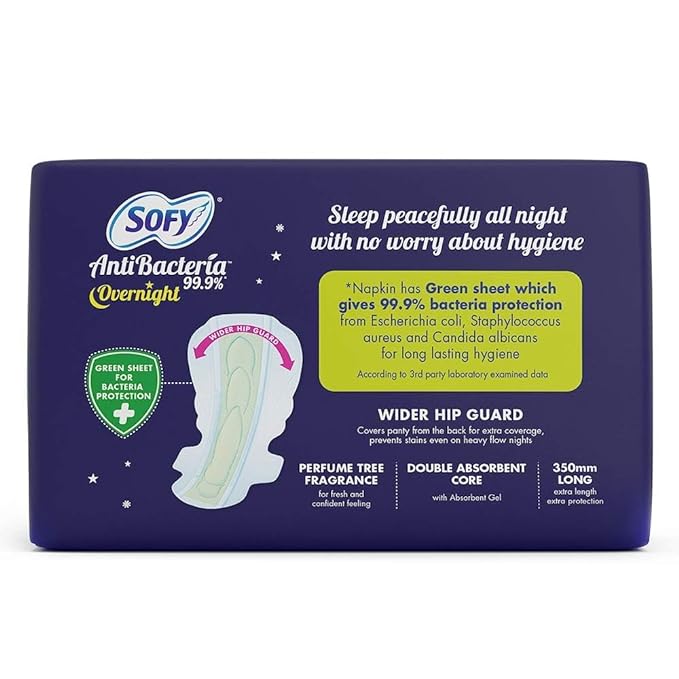 Sofy Anti Bacteria Overnight Extra Long Sanitary Pads
